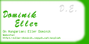 dominik eller business card